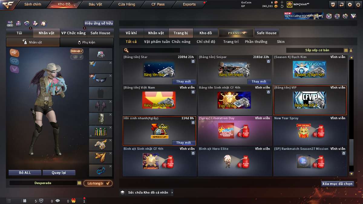 shop acc cf uy tin gia re